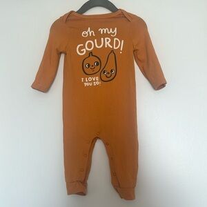 Cat & Jack “Oh My Gourd!” Romper size 3-6 Months